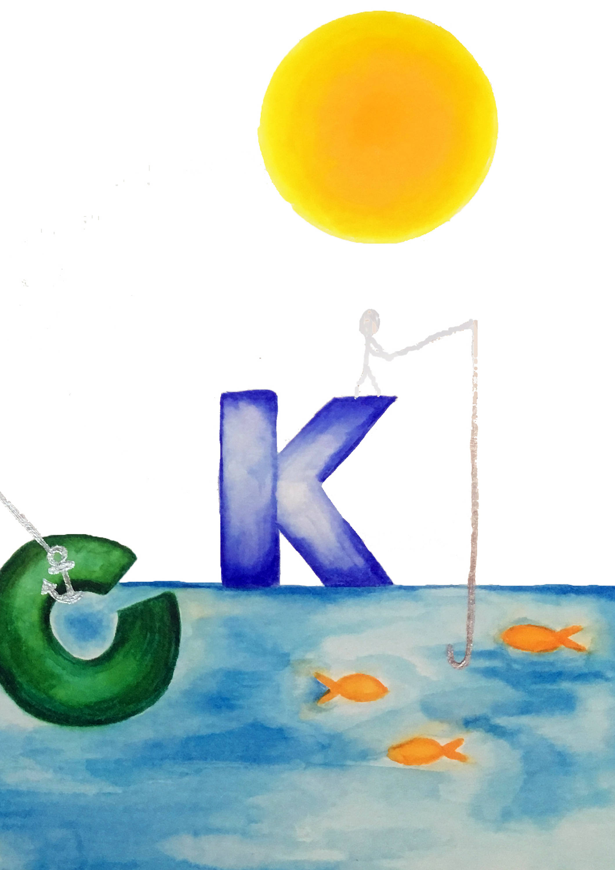 Nautical themed name art