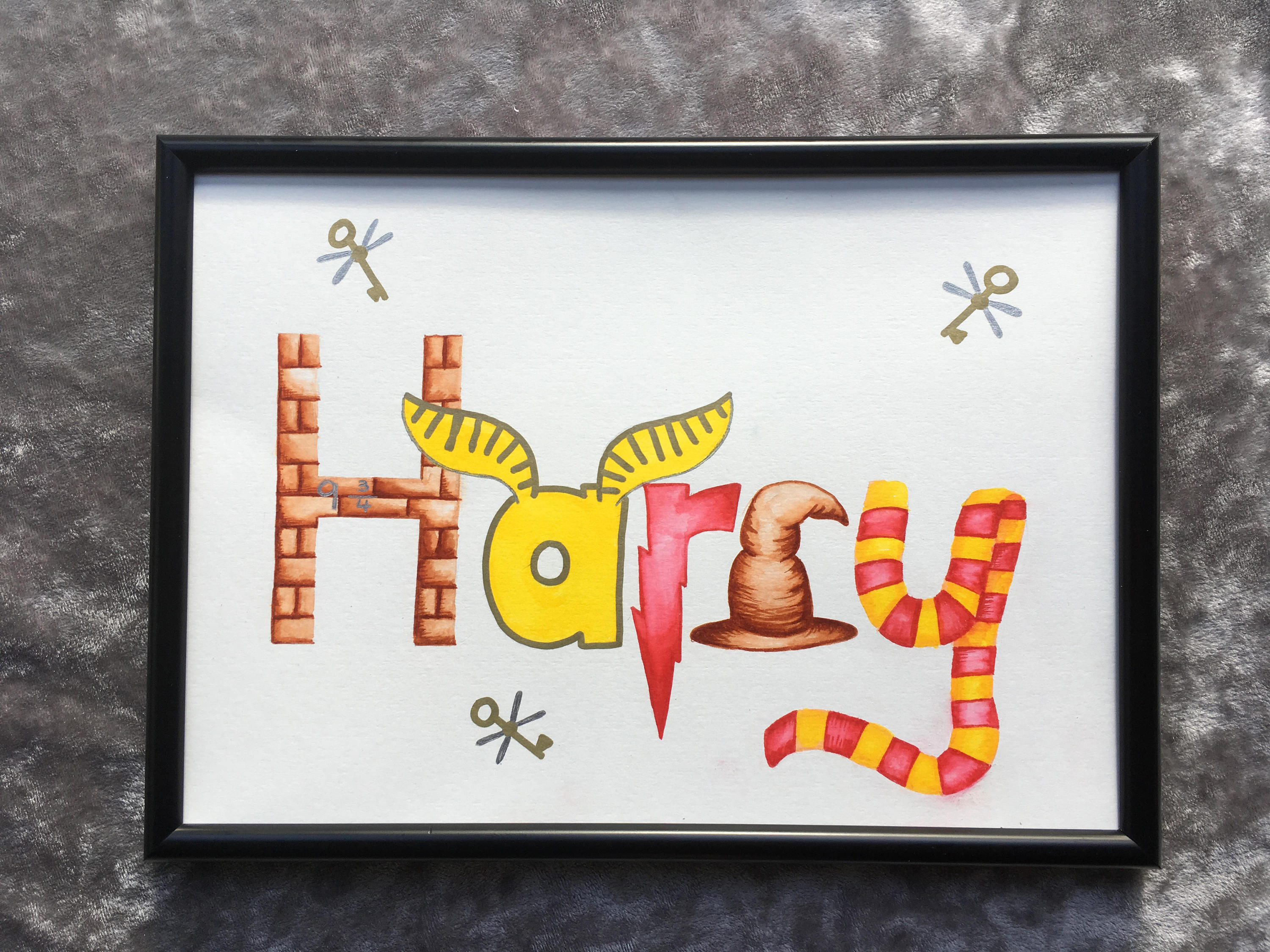 Harry Potter name art