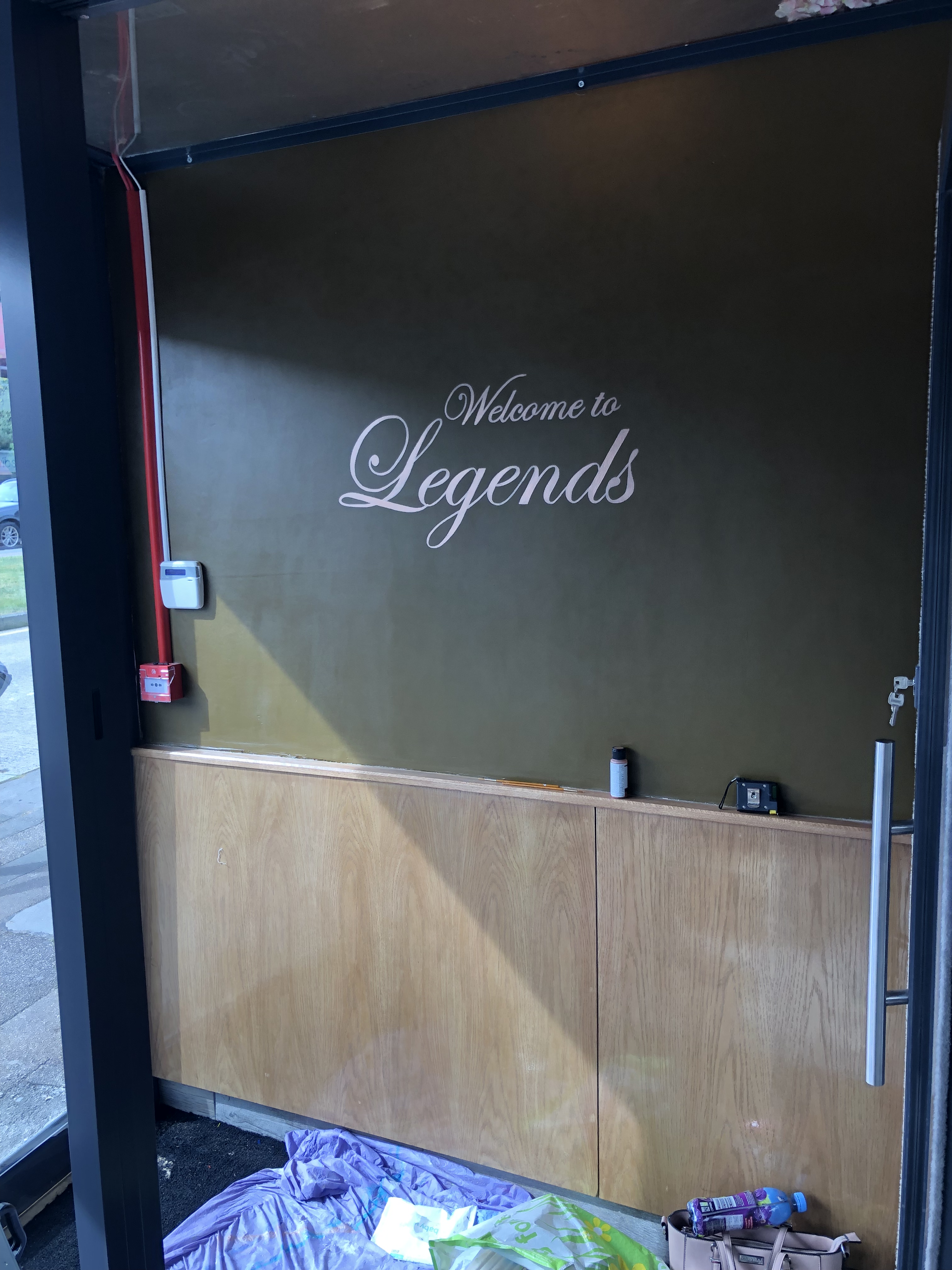 Legends lettering